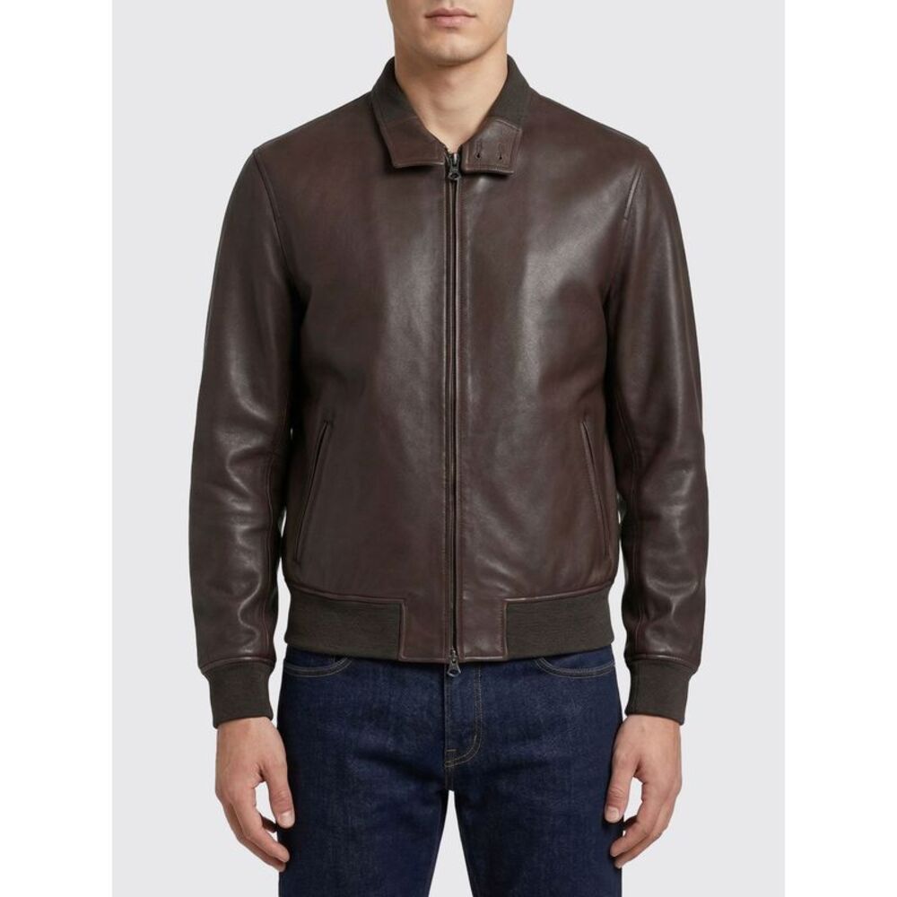 Stewart Men Leather Jacket Stewart